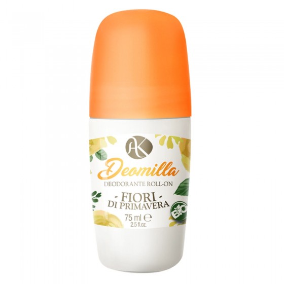Alkemilla Deomilla Fiori di Primavera Bio Deodorante Roll-on - Flacone da 75ml