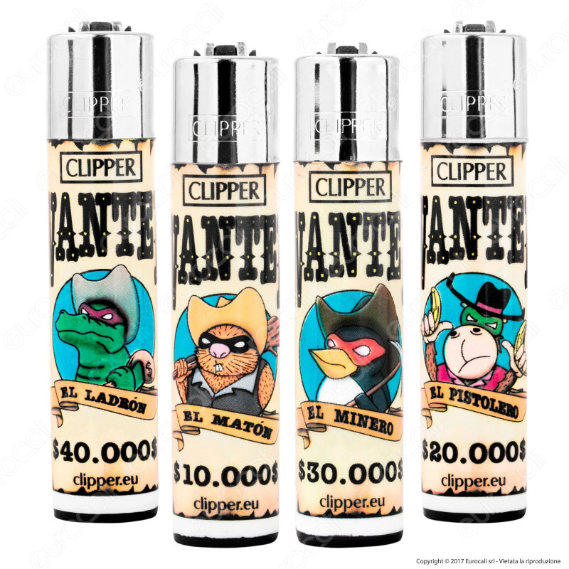 Clipper Large Fantasia Wanted Animals 1 - 4 Accendini [TERMINATO]