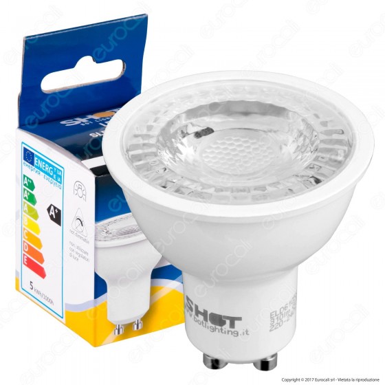 Bot Lighting Shot Lampadina LED GU10 4,5W Faretto Spotlight 36° - Bot Lighting Shot Lampadina LED GU10 4,5W Faretto Spotlight 36° -