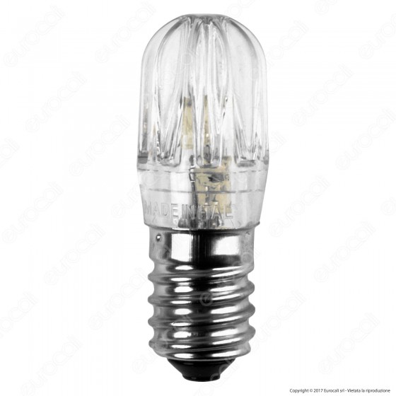 FAI Lampada Votiva LED E14 2W Bulb Luce Ambrata 24V