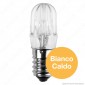 Immagine 2 - FAI Lampadina Votiva LED E14 0,96W Bulb Luce Bianca Calda 24V - mod.