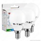 V-Tac VT-2156 Super Saver Pack Confezione 3 Lampadine LED E14 5,5W MiniGlobo - SKU 7357 / 7358 / 7359