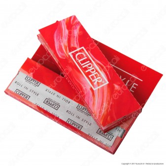 Cartine Clipper Rosse Corte - Libretto Singolo [TERMINATO]