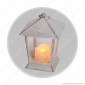 Lanterna Old Style con Candela LED Luce Bianco Caldo [TERMINATO]