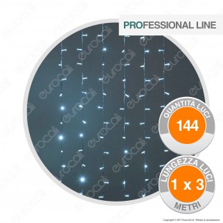 Tenda Luminosa Professional Line 144 MaxiLuci LED Bianco Freddo
