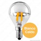 Immagine 2 - Ideal Lux Lampadina LED E14 4W MiniGlobo P45 Filamento Calotta