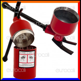 Grinder Pipa Tritatabacco 3 Parti in Metallo - Estintore [TERMINATO]