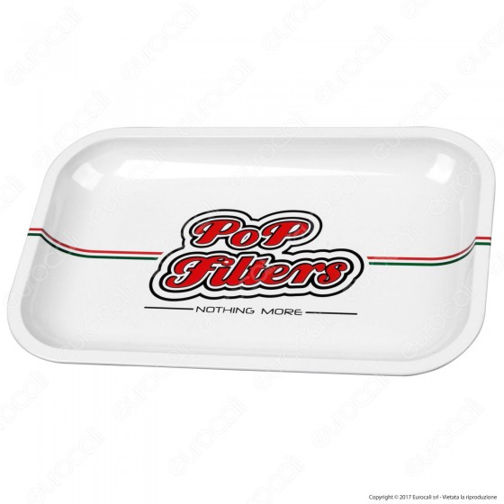 Pop Filters Rolling Tray Vassoio di Rollaggio in Metallo Pop Filters Rolling Tray Vassoio di Rollaggio in Metallo