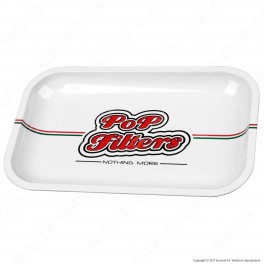 Pop Filters Rolling Tray Vassoio di Rollaggio in Metallo