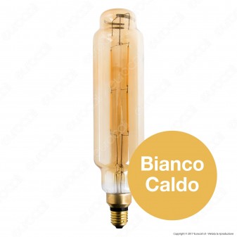 Ideal Lux Lampada LED Vintage XL E27 4W Lineare Filamento Ambrata -
