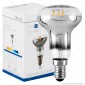 Ideal Lux Lampadina LED E14 4W Bulb Reflector Filamento Corpo Cromato - mod. 101255 