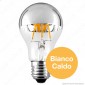 Immagine 2 - Ideal Lux Lampadina LED E27 4W Bulb A60 Filamento Calotta Cromata -