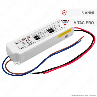 V-Tac PRO VT-22065 Alimentatore 60W 12V Impermeabile IP67 a 1 Uscita
