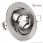 V-Tac VT-700 Portafaretto Orientabile Rotondo da Incasso per Lampadine GU10 e GU5.3 - SKU 3690