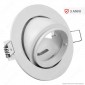 V-Tac VT-700 Portafaretto Orientabile Rotondo da Incasso per Lampadine GU10 e GU5.3 - SKU 3689