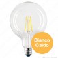 Immagine 2 - Bot Lighting Lampadina LED E27 7,5W Globo G125 Filamento Dimmerabile