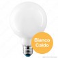 Immagine 2 - Bot Lighting Lampadina LED E27 7,5W Globo G95 Milky Filamento - mod.