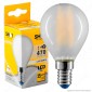 Bot Lighting Lampadina LED E14 4W MiniGlobo P45 Frost Filamento - mod. WLD3004X2S / WLD3004X3S 