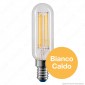 Immagine 2 - Bot Lighting Lampadina LED E14 4W Tubolare Filamento - mod. WLD7604X2