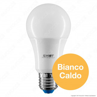 Bot Lighting Lampadina LED E27 9W Bulb A60 con Sensore Crepuscolare e