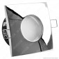 Kanlux Qules AC L-C Portafaretto Quadrato da Incasso IP44 per Lampadine GU10 e GU5.3 - mod.26302 [TERMINATO]
