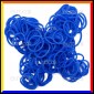 Loom Bands Elastici Colorati Blu - Bustina da 600 pz LB02