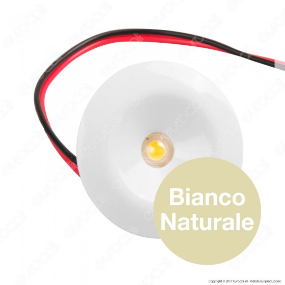 FAI Punto Luce LED da Incasso 1W Bianco - mod. 0405 FAI Punto Luce LED da Incasso 1W Bianco - mod. 0405