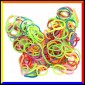 Loom Bands Elastici Colorati Neon Fluo - Bustina da 600 o 1000 pz