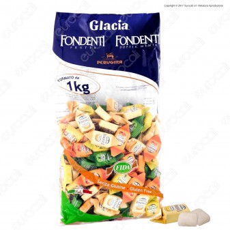 Caramelle Perugina Glacia Fondenti Assortite al Gusto Frutta Senza