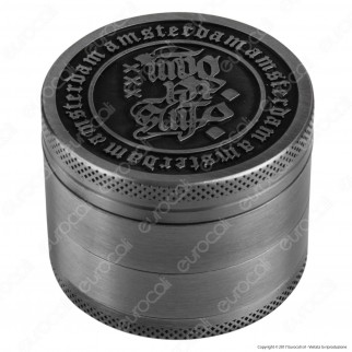 Grinder Tritatabacco 4 Parti Colori Anticati Logo Amsterdam