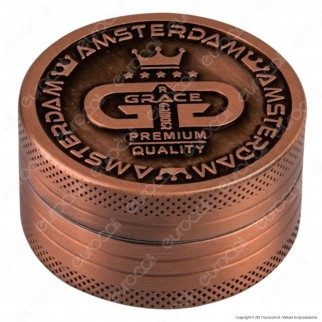 Grinder Tritatabacco 2 Parti Colori Anticati Logo Grace [TERMINATO]