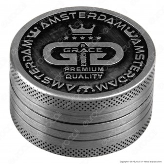 Grinder Tritatabacco 2 Parti Colori Anticati Logo Grace [TERMINATO]