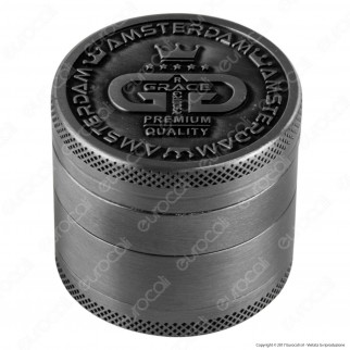 Grinder Tritatabacco 4 Parti Colori Anticati Logo Grace