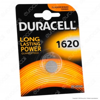 Duracell Lithium CR1620 / ECR1620 / DL1620 / Pila 3V - Blister 1