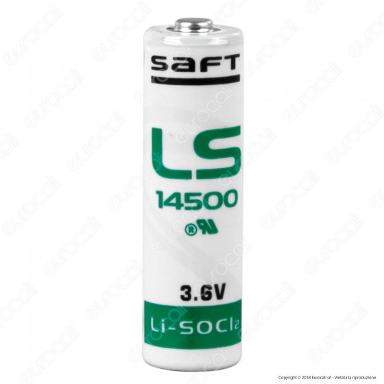 Saft Batteria Al Litio Ls 14500 Stilo AA - Batteria Singola