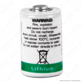 Saft Batteria Al Litio LS 14250 1/2 Stilo AA - Batteria Singola
