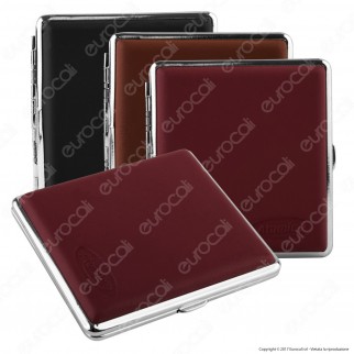 Atomic Astuccio Porta Sigarette in Metallo e Vera Pelle [TERMINATO]