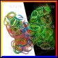 Loom Bands Elastici Colorati Glow 1 Fosforescenti - Bustina da 1000 pz LB37