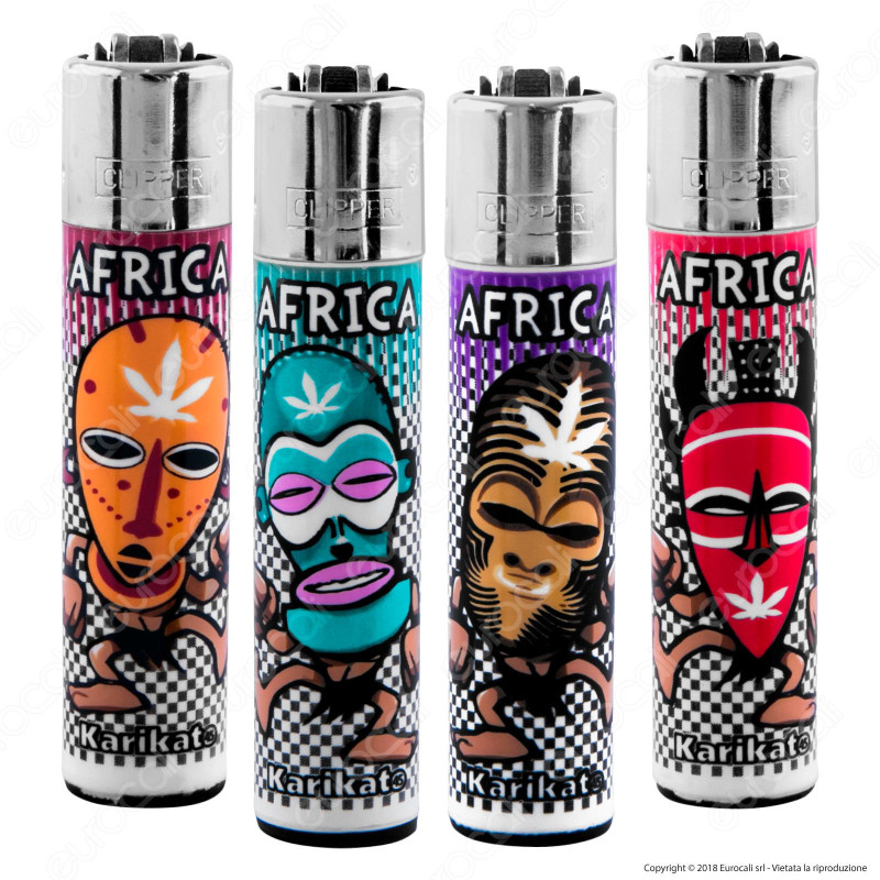 Clipper Large Fantasia Africa - 4 Accendini [TERMINATO]