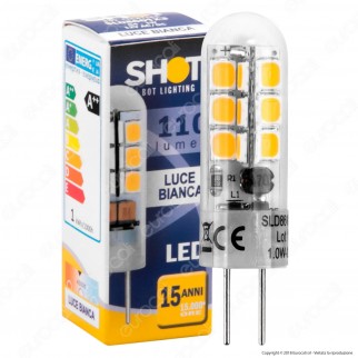 Bot Lighting Shot Lampadina LED G4 1W Bulb - mod. SLD8601X2 /