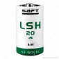 Saft Batteria Al Litio LSH 20 ER-D Torcia D - Batteria Singola