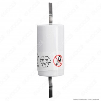 Saft Batteria Ricaricabile Ni-Cd VRE Cs 1800 con Lamelle - Batteria