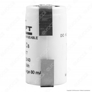 Saft Batteria Ricaricabile Ni-Cd VNT Cs con Lamelle - Batteria