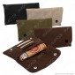 Flaminaire Fox Double Astuccio in Tessuto Gommato Portatabacco e Cartine Doppie [TERMINATO]