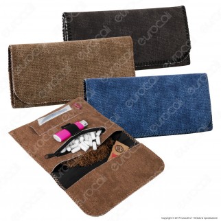 Champ Tobacco Pouch Portatabacco in Tessuto di Jeans - 4 Colorazioni