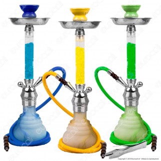 Champ Super Hookah Narghilè in Vetro con Barra Refrigerante - Altezza