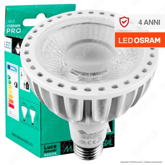 Marino Cristal Serie PRO Lampadina LED E27 25W Bulb Par Lamp PAR30 Marino Cristal Serie PRO Lampadina LED E27 25W Bulb Par Lamp PAR30
