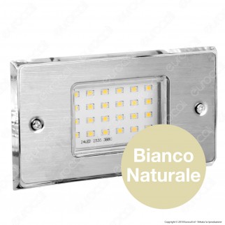 Silvanylux Faretto Segnapasso LED da Incasso per Cassetta Standard