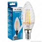 V-Tac VT-1985 Lampadina LED E14 4W Candela Twist Filamento - SKU 4307 [TERMINATO]