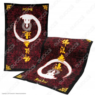 Black Leaf Telo Decorativo da Muro in Cotone - Budha